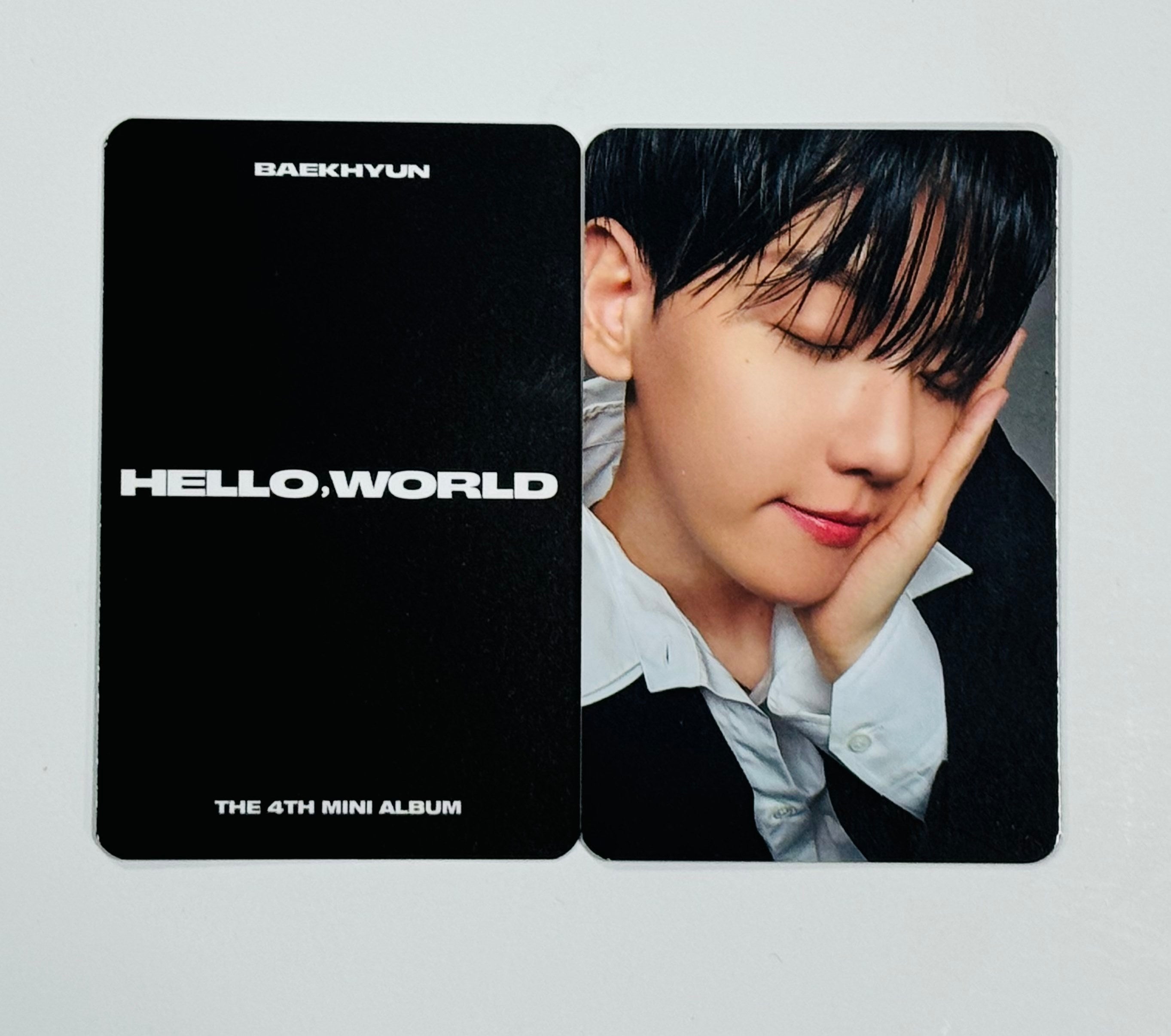 タレントカード Exo Baekhyun タレントカード Exo Baekhyun EXO Baekhyun Official MD Artist