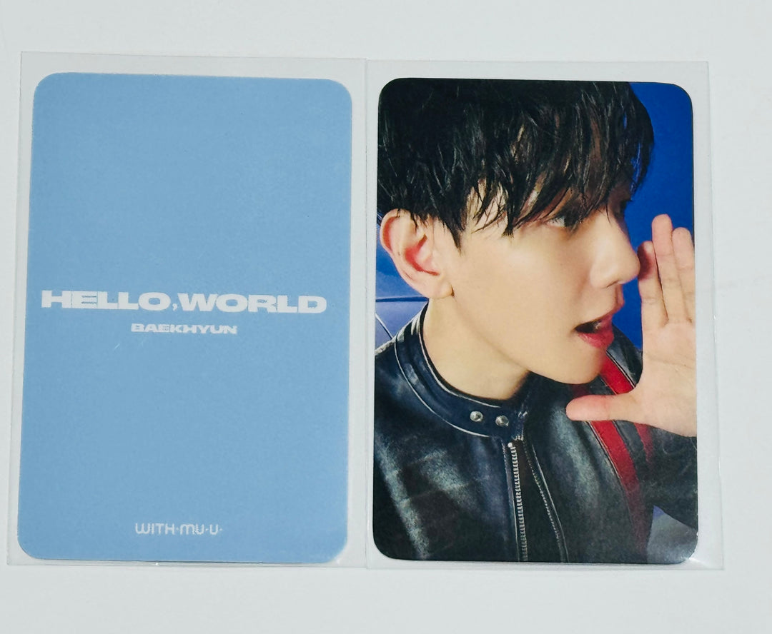 BAEKHYUN "Hello, World" - Withmuu Pre-Order Benefit Photocard [24.9.10] - HALLYUSUPERSTORE