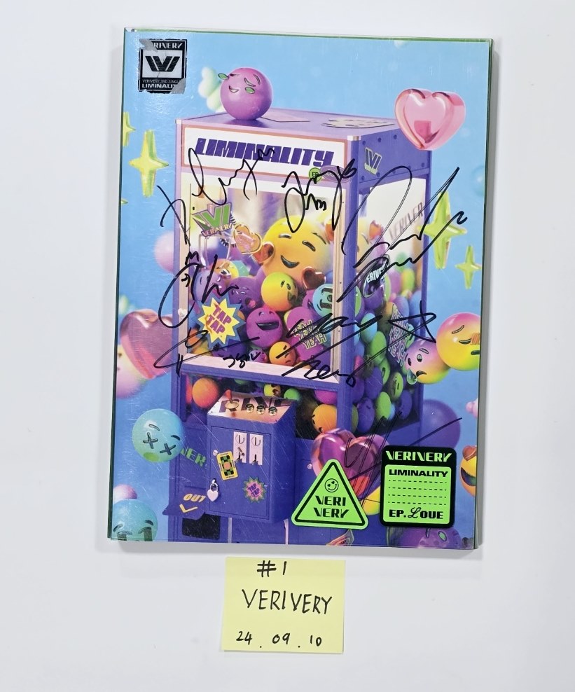 TREASURE, TAEMIN, KANG DANIEL, DONGKIZ, LUN8, VERIVERY, B1A4, Bvndit, SEOLA, Cignature - Hand Autographed(Signed) Promo Album [24.9.10] - HALLYUSUPERSTORE