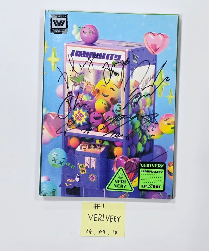 TREASURE, TAEMIN, KANG DANIEL, DONGKIZ, LUN8, VERIVERY, B1A4, Bvndit, SEOLA, Cignature - Hand Autographed(Signed) Promo Album [24.9.10] - HALLYUSUPERSTORE