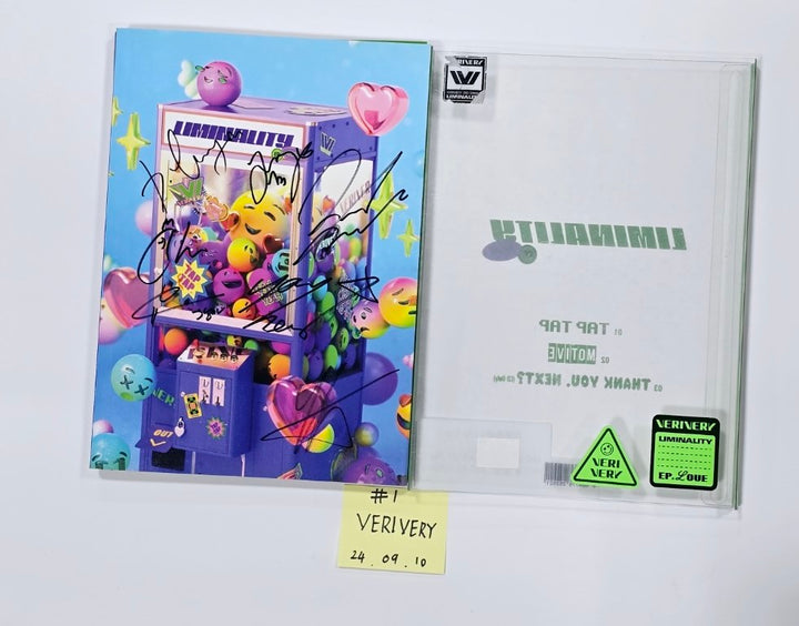 TREASURE, TAEMIN, KANG DANIEL, DONGKIZ, LUN8, VERIVERY, B1A4, Bvndit, SEOLA, Cignature - Hand Autographed(Signed) Promo Album [24.9.10] - HALLYUSUPERSTORE