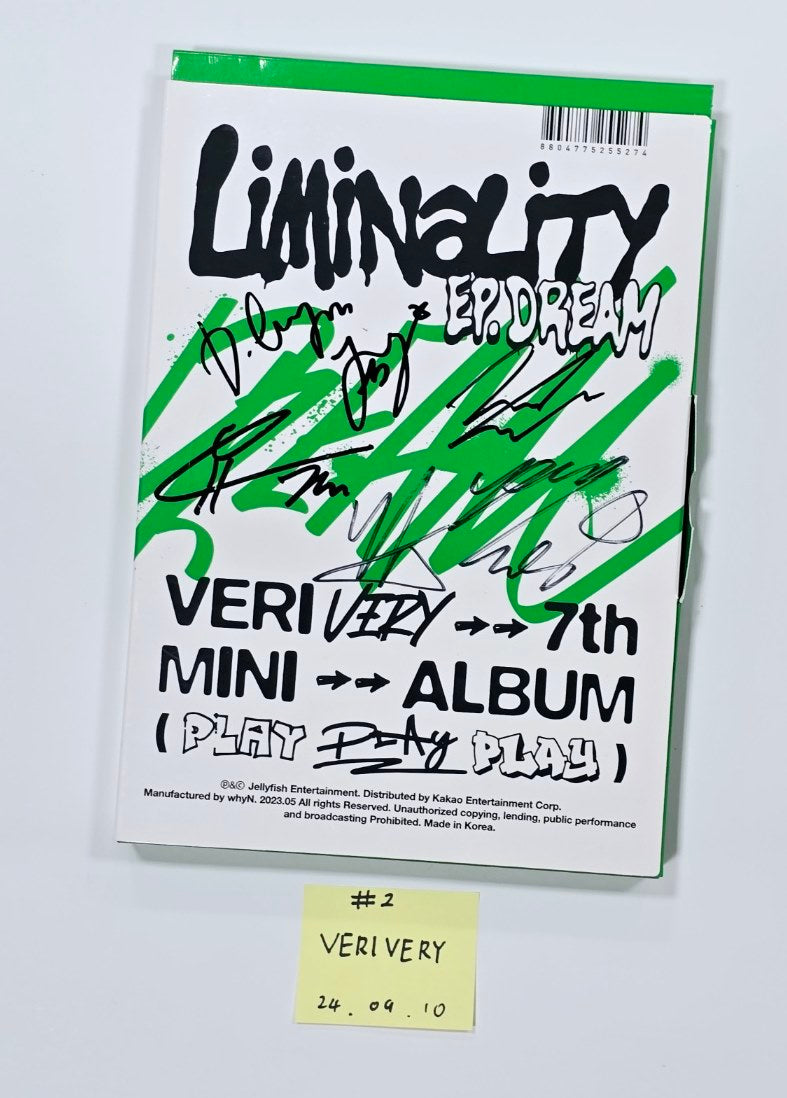 TREASURE, TAEMIN, KANG DANIEL, DONGKIZ, LUN8, VERIVERY, B1A4, Bvndit, SEOLA, Cignature - Hand Autographed(Signed) Promo Album [24.9.10] - HALLYUSUPERSTORE