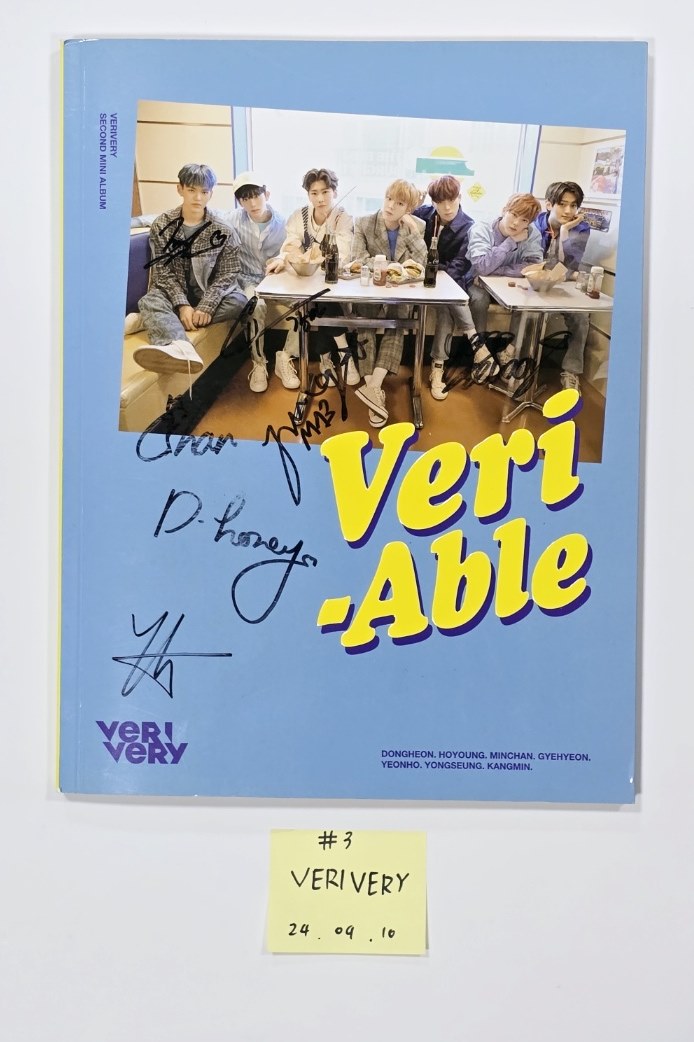 TREASURE, TAEMIN, KANG DANIEL, DONGKIZ, LUN8, VERIVERY, B1A4, Bvndit, SEOLA, Cignature - Hand Autographed(Signed) Promo Album [24.9.10] - HALLYUSUPERSTORE