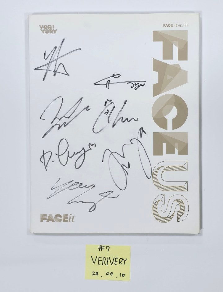 TREASURE, TAEMIN, KANG DANIEL, DONGKIZ, LUN8, VERIVERY, B1A4, Bvndit, SEOLA, Cignature - Hand Autographed(Signed) Promo Album [24.9.10] - HALLYUSUPERSTORE