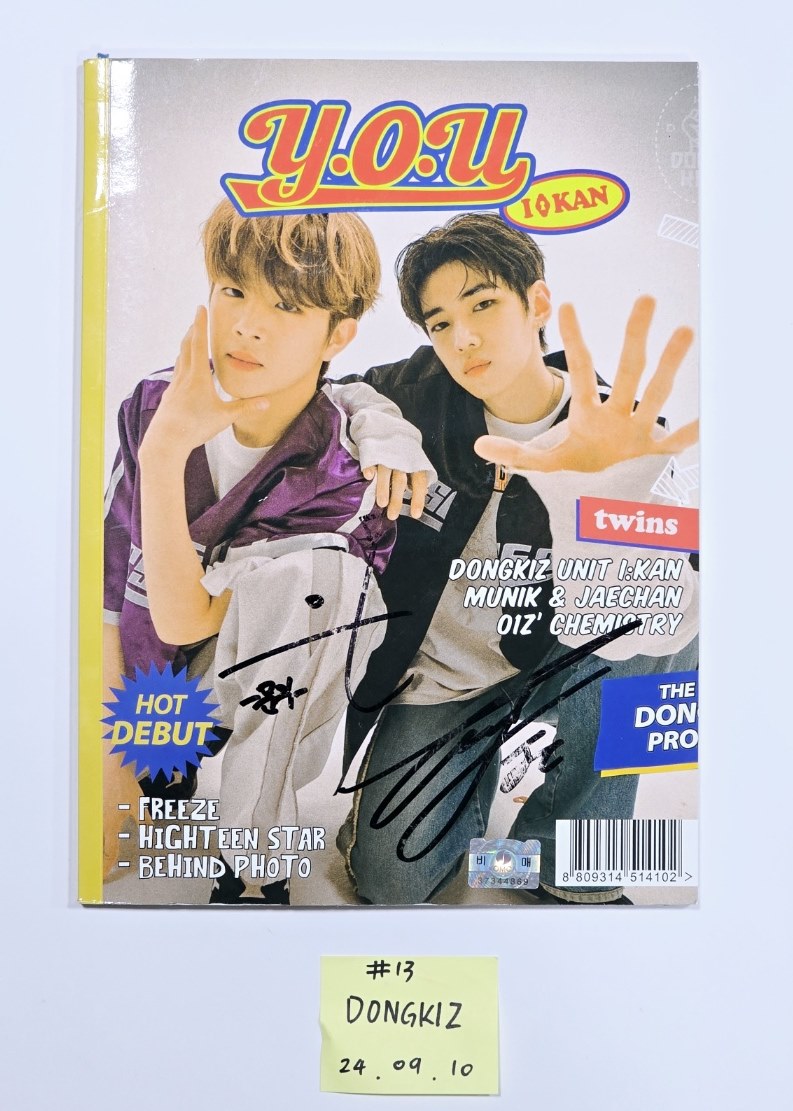 TREASURE, TAEMIN, KANG DANIEL, DONGKIZ, LUN8, VERIVERY, B1A4, Bvndit, SEOLA, Cignature - Hand Autographed(Signed) Promo Album [24.9.10] - HALLYUSUPERSTORE