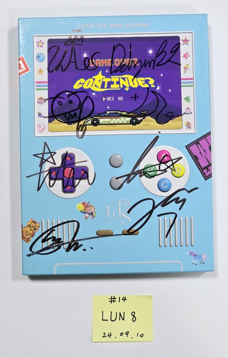 TREASURE, TAEMIN, KANG DANIEL, DONGKIZ, LUN8, VERIVERY, B1A4, Bvndit, SEOLA, Cignature - Hand Autographed(Signed) Promo Album [24.9.10] - HALLYUSUPERSTORE