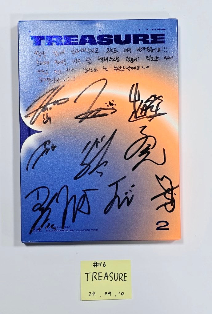 TREASURE, TAEMIN, KANG DANIEL, DONGKIZ, LUN8, VERIVERY, B1A4, Bvndit, SEOLA, Cignature - Hand Autographed(Signed) Promo Album [24.9.10] - HALLYUSUPERSTORE