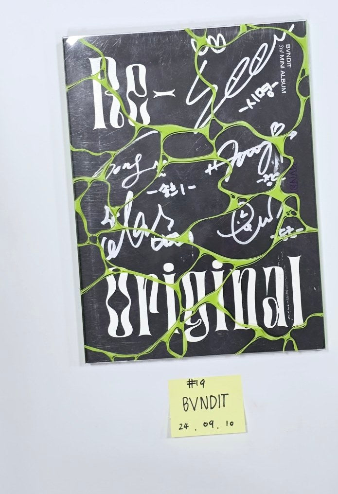 TREASURE, TAEMIN, KANG DANIEL, DONGKIZ, LUN8, VERIVERY, B1A4, Bvndit, SEOLA, Cignature - Hand Autographed(Signed) Promo Album [24.9.10] - HALLYUSUPERSTORE