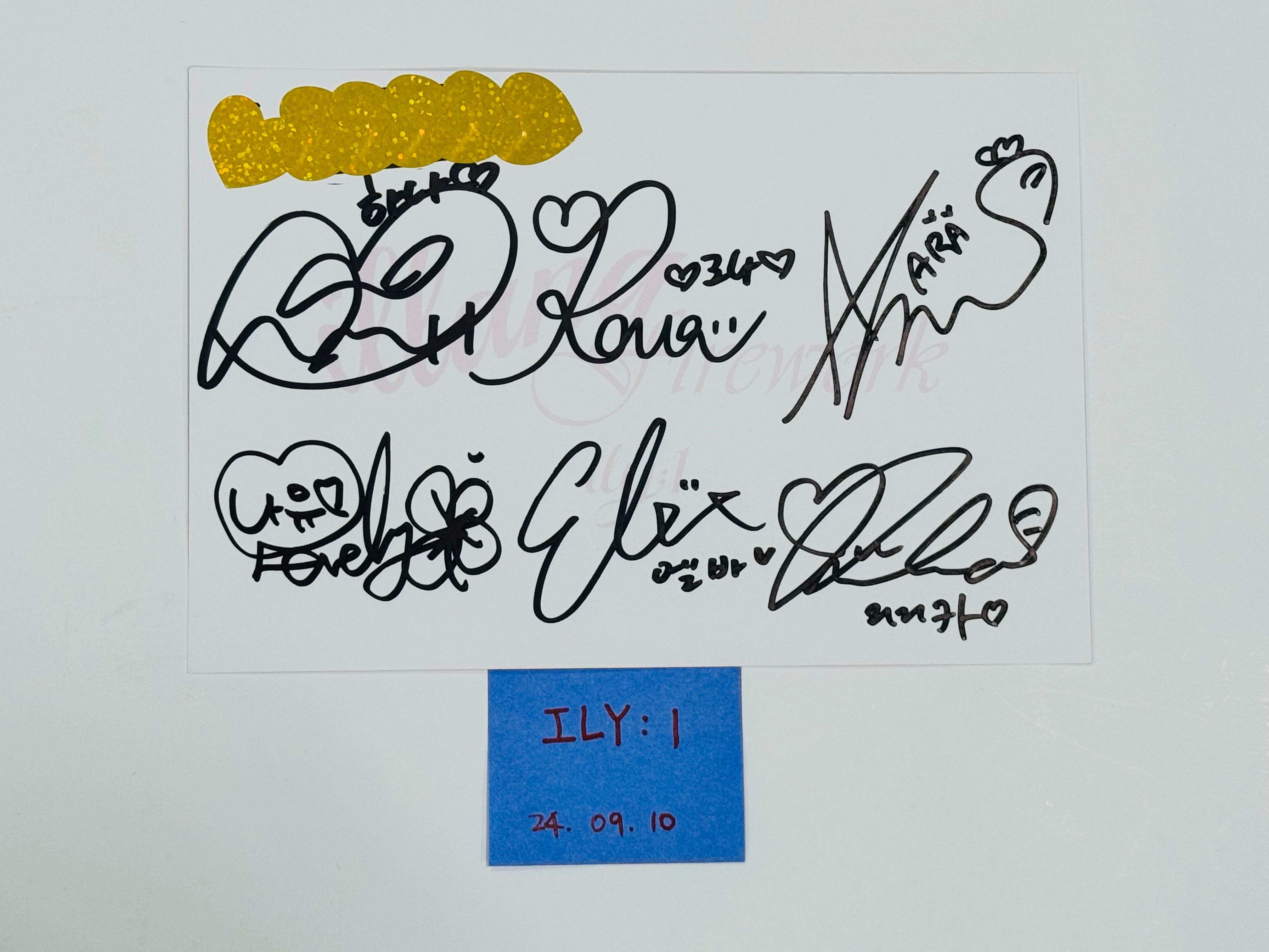 Retailer ily:1 Rona Signed Polaroid