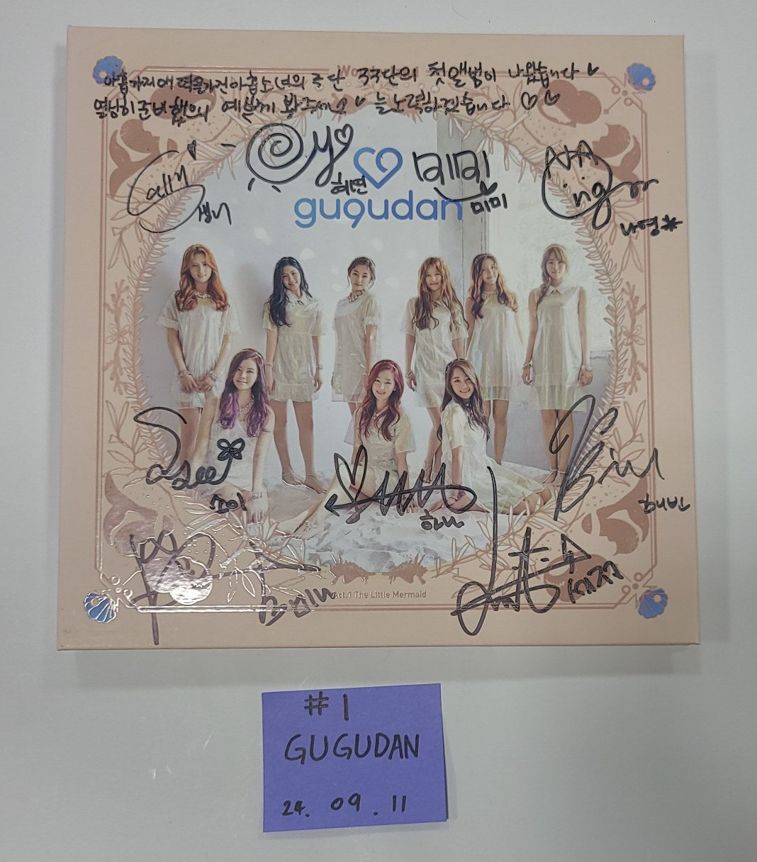 gugudan  サイン  直筆 gugudan - HALLYUSUPERSTORE