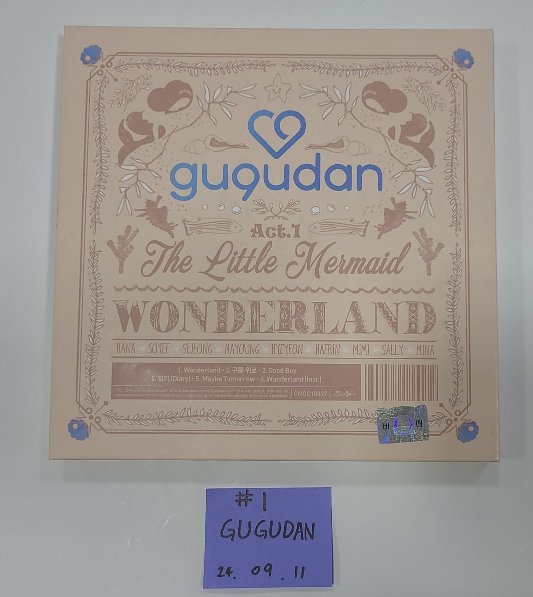 GUGUDAN, Kim Sejeong  - Hand Autographed(Signed) Promo Album [24.9.11] - HALLYUSUPERSTORE