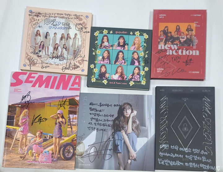 GUGUDAN, Kim Sejeong  - Hand Autographed(Signed) Promo Album [24.9.11] - HALLYUSUPERSTORE