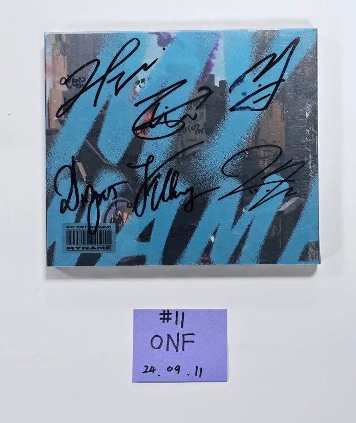 Seventeen, CNBLUE, TNX, EVNNE, TAN, 1TEAM, ONF, AB6IX,  - Hand Autographed(Signed) Promo Album [24.9.11] - HALLYUSUPERSTORE