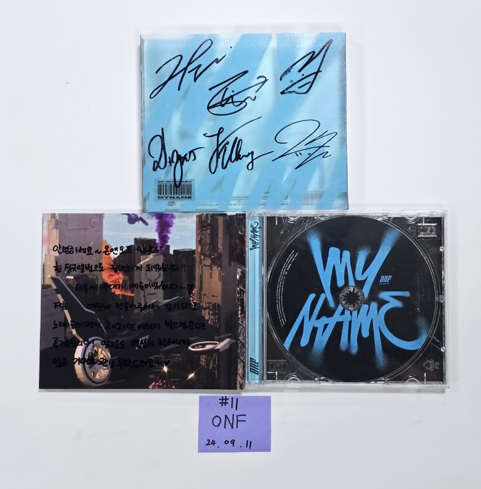 Seventeen, CNBLUE, TNX, EVNNE, TAN, 1TEAM, ONF, AB6IX,  - Hand Autographed(Signed) Promo Album [24.9.11] - HALLYUSUPERSTORE