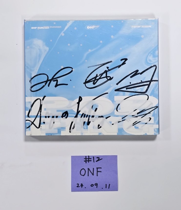 Seventeen, CNBLUE, TNX, EVNNE, TAN, 1TEAM, ONF, AB6IX,  - Hand Autographed(Signed) Promo Album [24.9.11] - HALLYUSUPERSTORE