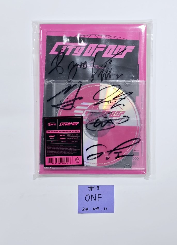 Seventeen, CNBLUE, TNX, EVNNE, TAN, 1TEAM, ONF, AB6IX,  - Hand Autographed(Signed) Promo Album [24.9.11] - HALLYUSUPERSTORE