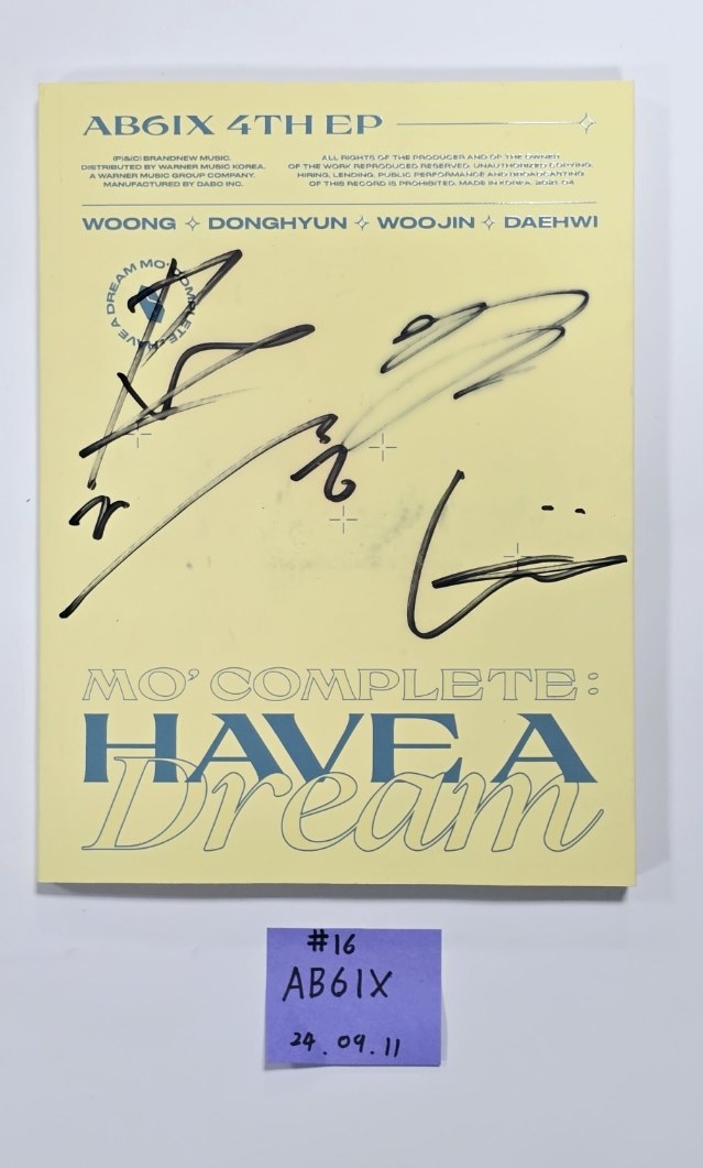 Seventeen, CNBLUE, TNX, EVNNE, TAN, 1TEAM, ONF, AB6IX,  - Hand Autographed(Signed) Promo Album [24.9.11] - HALLYUSUPERSTORE