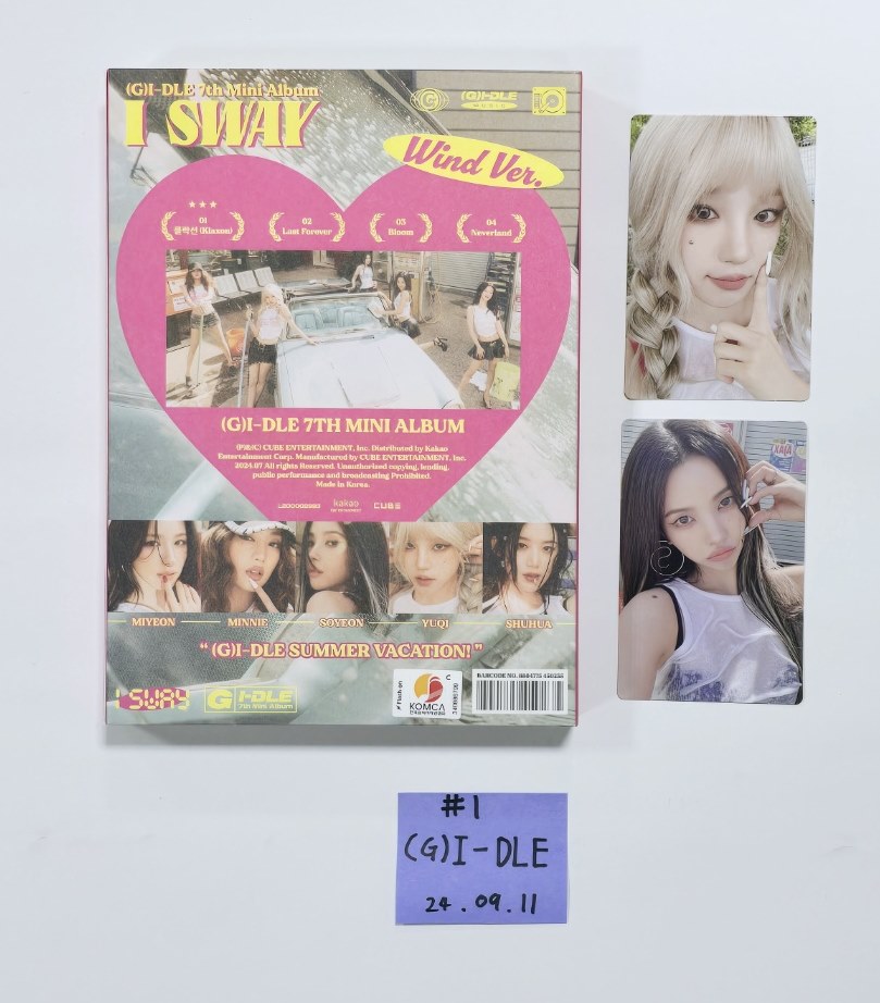 YUQI (Of (g) I-DLE) "I SWAY", NMIXX "Fe3O4: Break" - Hand Autographed(Signed) Album [24.9.11] - HALLYUSUPERSTORE