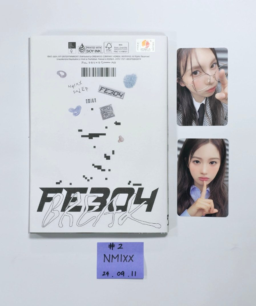 YUQI (Of (g) I-DLE) "I SWAY", NMIXX "Fe3O4: Break" - Hand Autographed(Signed) Album [24.9.11] - HALLYUSUPERSTORE