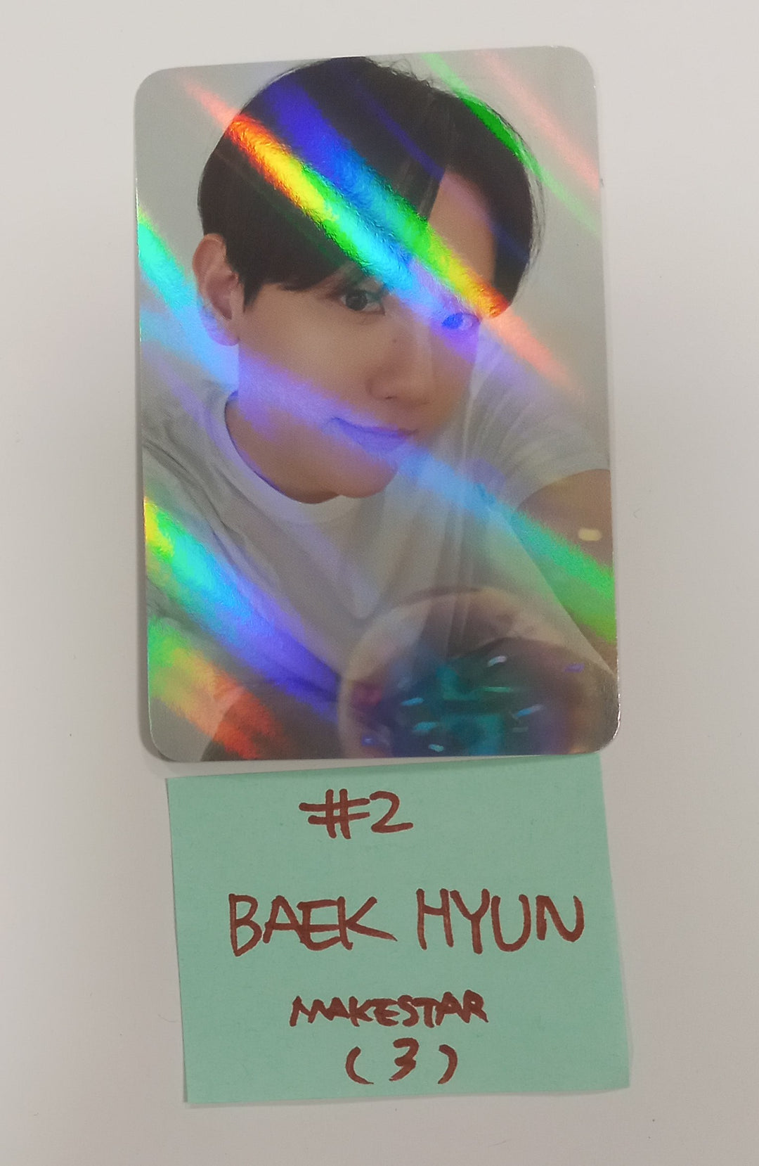 BAEKHYUN "Hello, World" - Makestar Pre-Order Benefit Hologram Photocard [24.9.11] - HALLYUSUPERSTORE