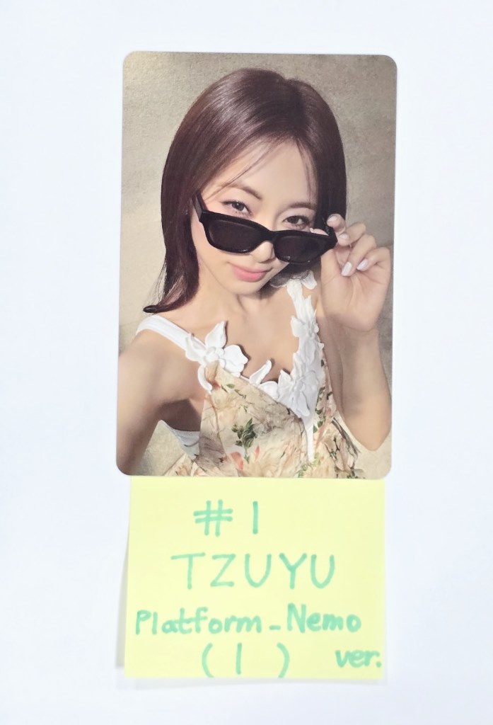 Tzuyu (of Twice) "abouTZU" - Official Photocard [Platform_NEMO Ver.] [24.9.12] - HALLYUSUPERSTORE