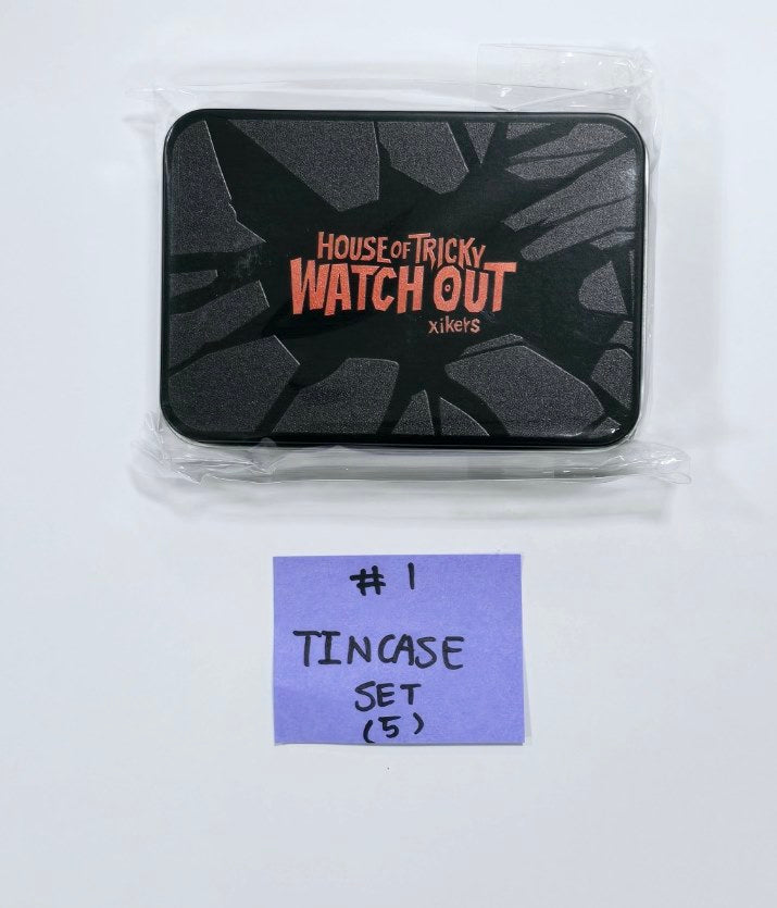 Xikers "HOUSE OF TRICKY : WATCH OUT" - Official MD [Tincase Deco Set, SHOE Deco Set, Photo Frame Keyring, T-Shirts, Chain Bracelet] [24.9.12] - HALLYUSUPERSTORE