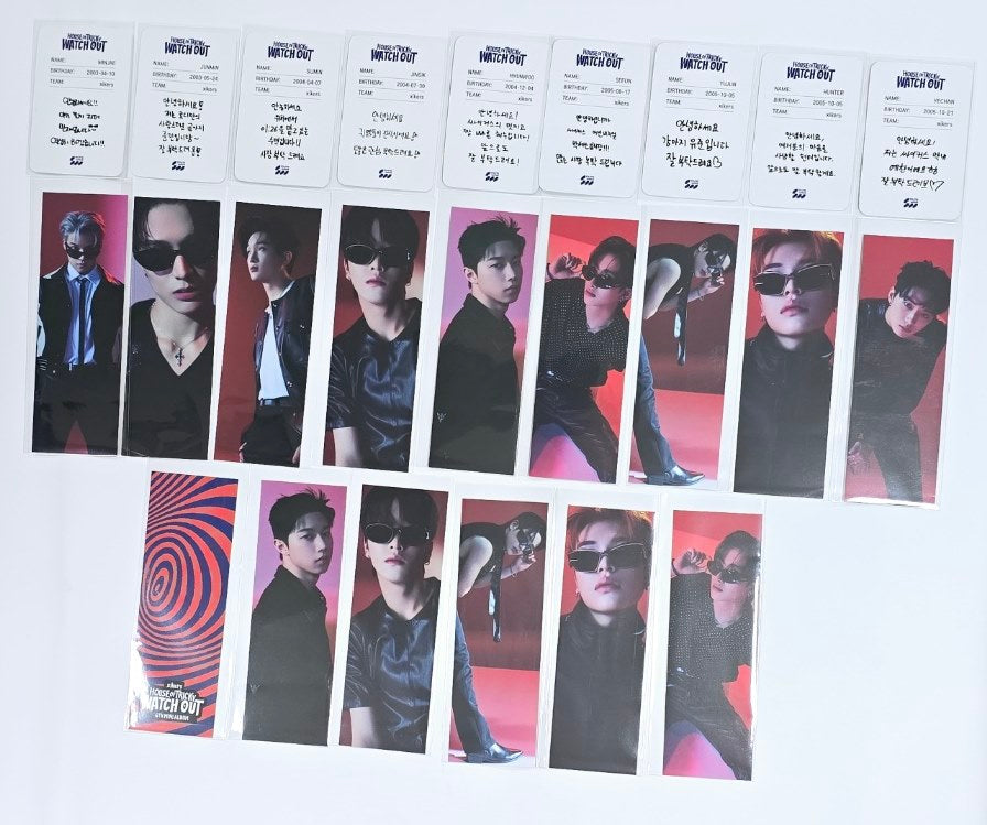 Xikers "HOUSE OF TRICKY : WATCH OUT" - Soundwave Lucky Event Photocard, Book Mark [24.9.12] - HALLYUSUPERSTORE