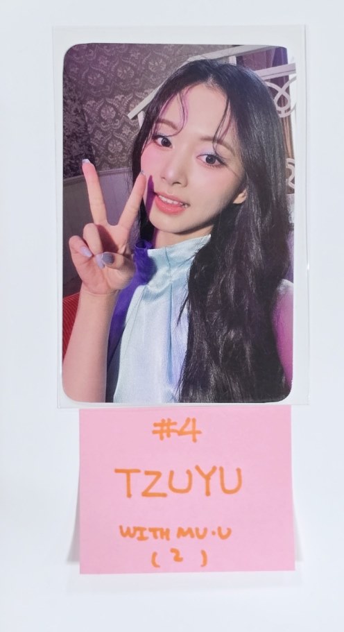 Tzuyu (of Twice) "abouTZU" - Withmuu Pre-Order Benefit Photocard [24.9.12] - HALLYUSUPERSTORE