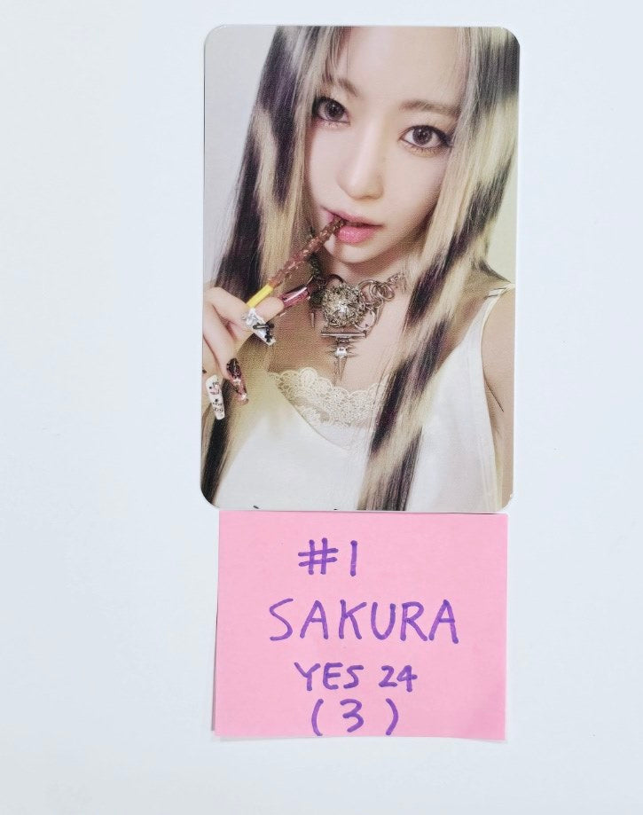 LE SSERAFIM "CRAZY" - Yes24 Fansign Event Photocard [24.9.12] - HALLYUSUPERSTORE