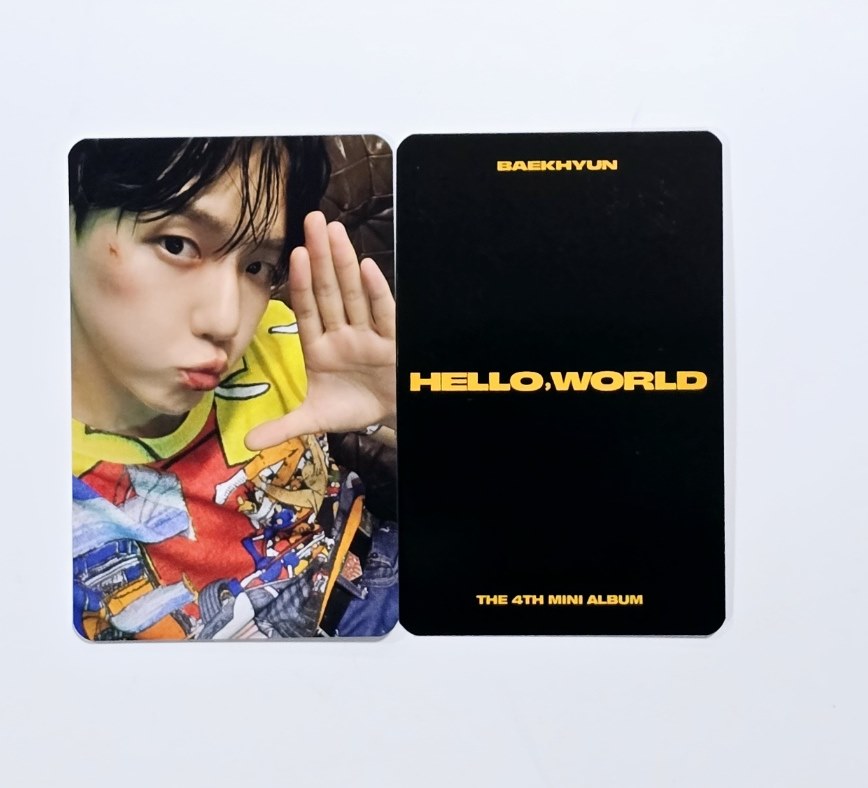 BAEKHYUN "Hello, World" - Music Plant Pre-Order Benefit Photocard [24.9.13] - HALLYUSUPERSTORE