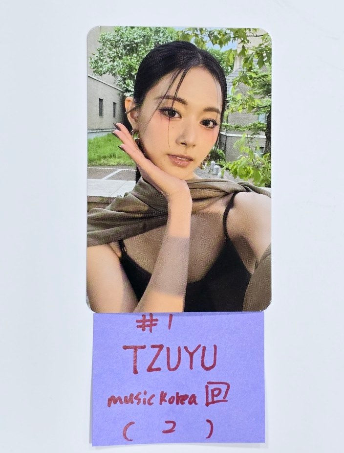 Tzuyu (of Twice) "abouTZU" - Music Korea Pre-Order Benefit Photocard [24.9.13] - HALLYUSUPERSTORE