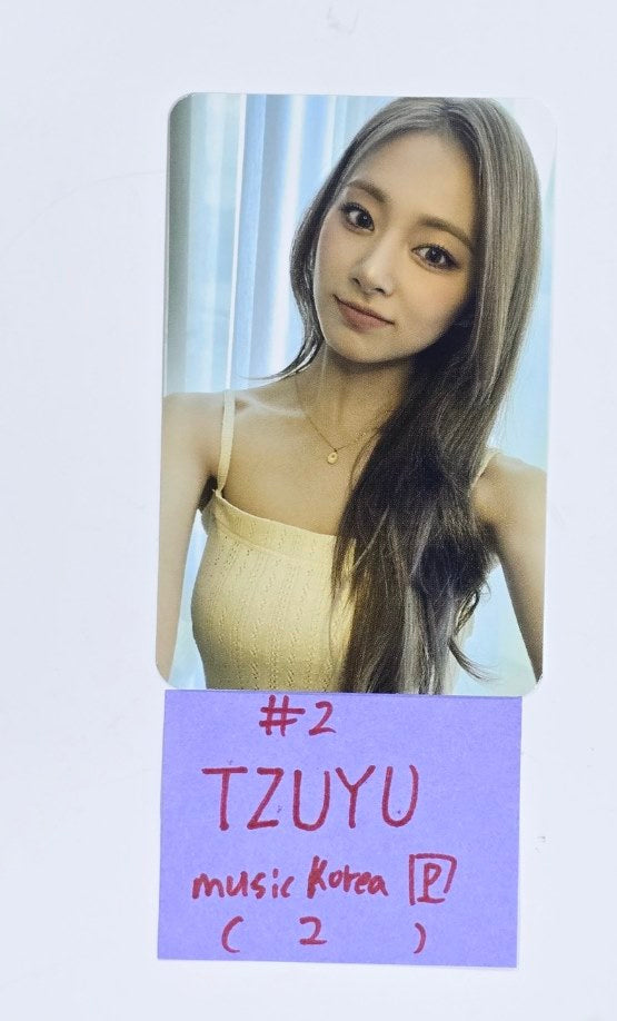 Tzuyu (of Twice) "abouTZU" - Music Korea Pre-Order Benefit Photocard [24.9.13] - HALLYUSUPERSTORE