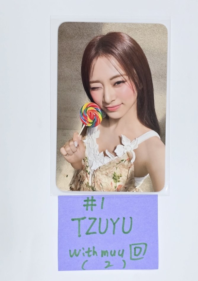 Tzuyu (of Twice) "abouTZU" - Withmuu Pre-Order Benefit Photocard [Digipack Ver.] [24.9.13] - HALLYUSUPERSTORE