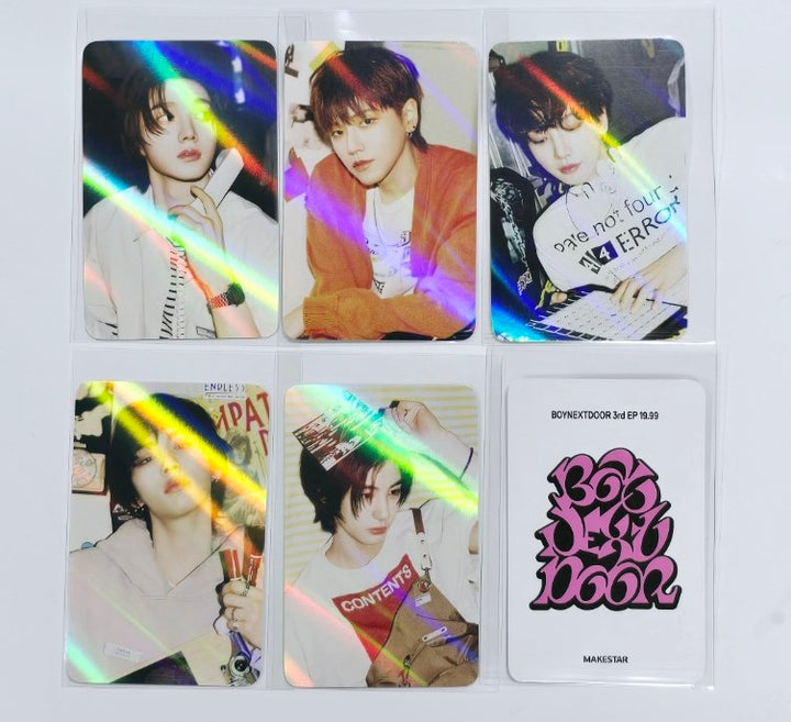 Boynextdoor "19.99" - Makestar Pre-Order Benefit Photocard [Clink Ver.] [24.9.13]