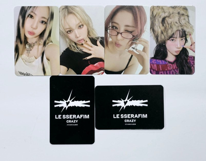 LE SSERAFIM "CRAZY" - Fan Plee Pre-Order Benefit Photocard [24.9.13] - HALLYUSUPERSTORE