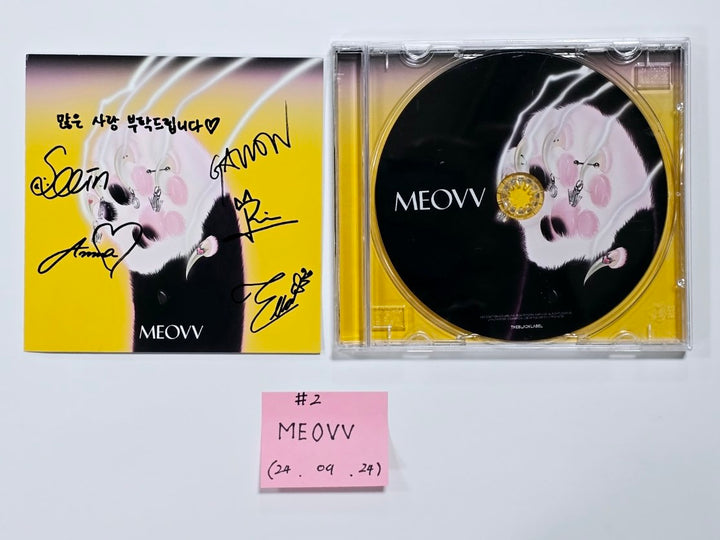 Meovv “MEOW” Digital Single - Hand Autographed(Signed) Promo Album [24.9.24] - HALLYUSUPERSTORE