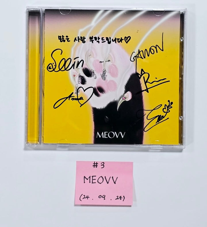 Meovv “MEOW” Digital Single - Hand Autographed(Signed) Promo Album [24.9.24] - HALLYUSUPERSTORE