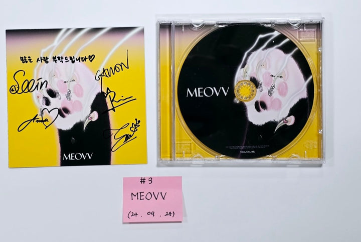 Meovv “MEOW” Digital Single - Hand Autographed(Signed) Promo Album [24.9.24] - HALLYUSUPERSTORE