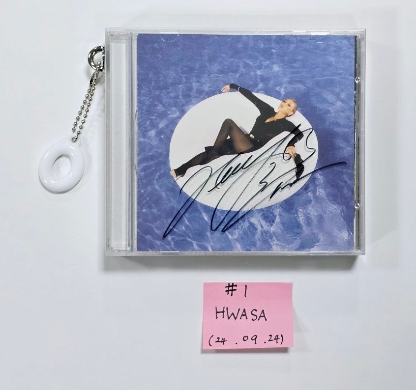 Hwasa “O” - Hand Autographed(Signed) Promo Album [24.9.24] - HALLYUSUPERSTORE