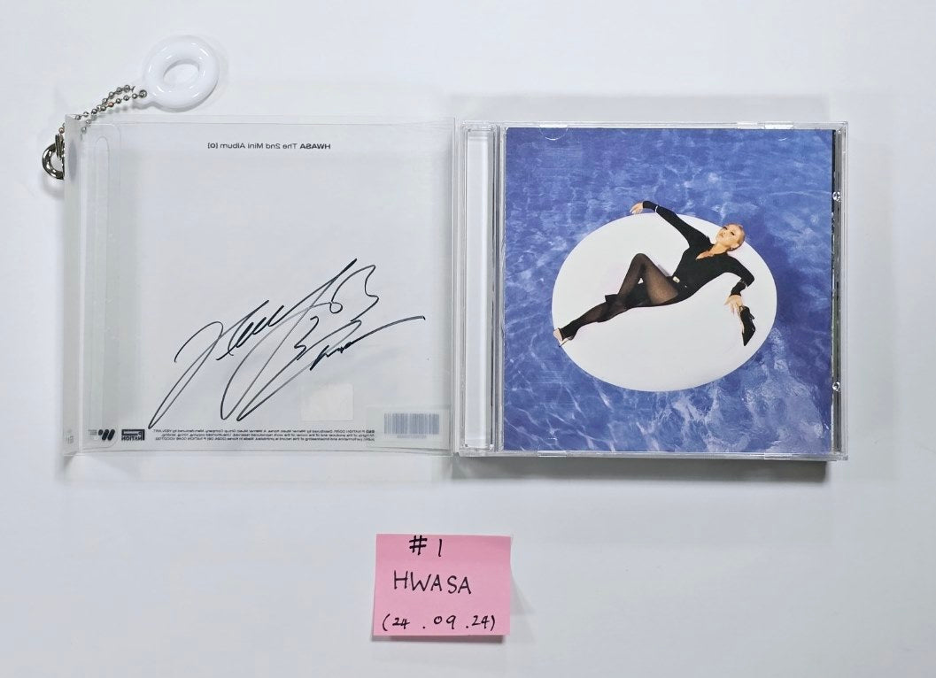 Hwasa “O” - Hand Autographed(Signed) Promo Album [24.9.24] - HALLYUSUPERSTORE