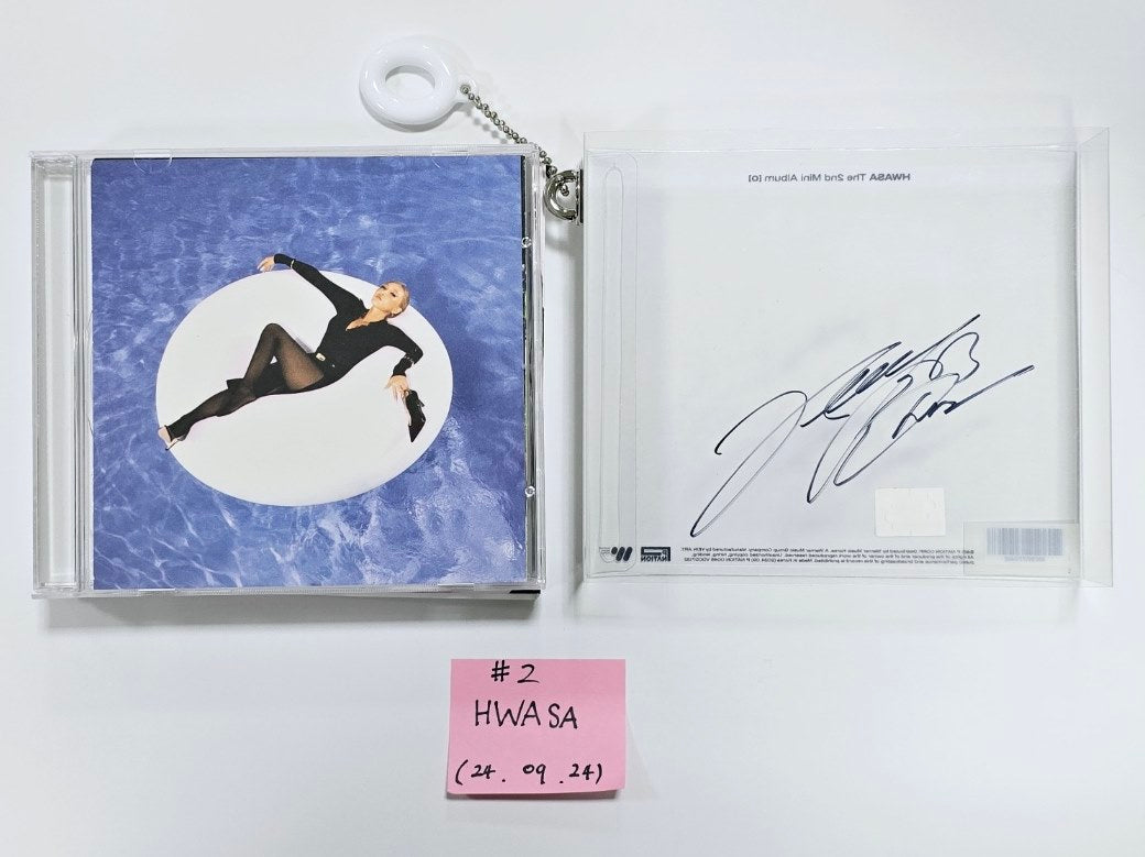 Hwasa “O” - Hand Autographed(Signed) Promo Album [24.9.24] - HALLYUSUPERSTORE