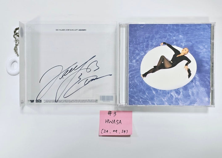 Hwasa “O” - Hand Autographed(Signed) Promo Album [24.9.24] - HALLYUSUPERSTORE