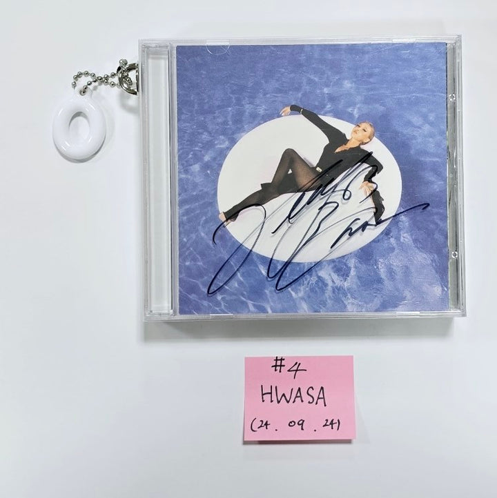 Hwasa “O” - Hand Autographed(Signed) Promo Album [24.9.24] - HALLYUSUPERSTORE