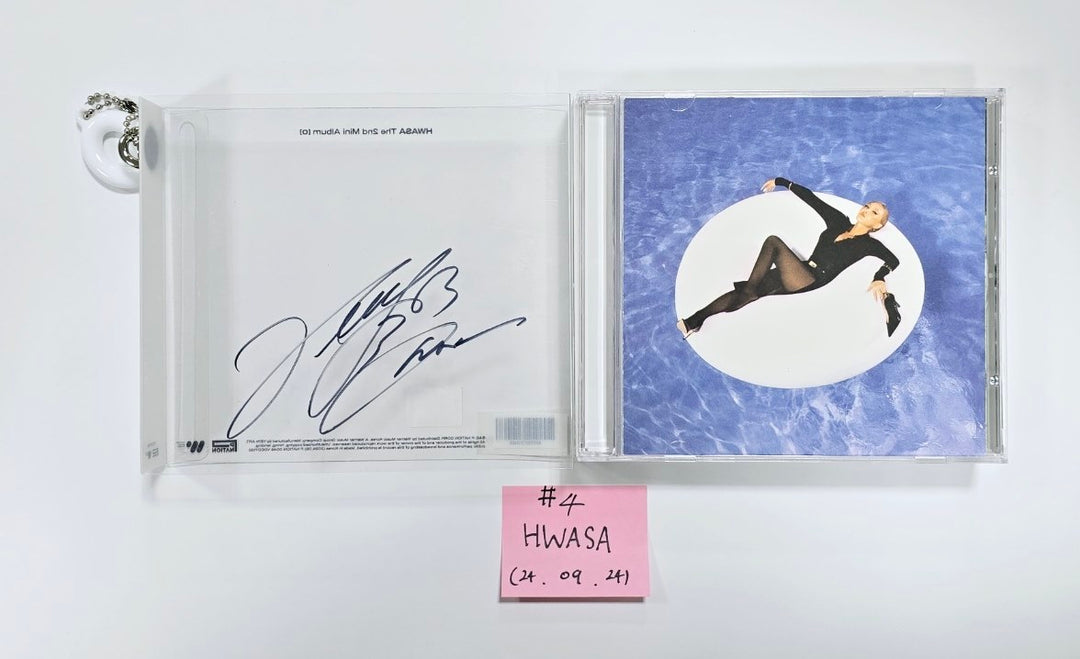 Hwasa “O” - Hand Autographed(Signed) Promo Album [24.9.24] - HALLYUSUPERSTORE