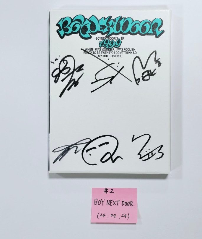 Boynextdoor “19.99” - Hand Autographed(Signed) Promo Album [24.9.24]