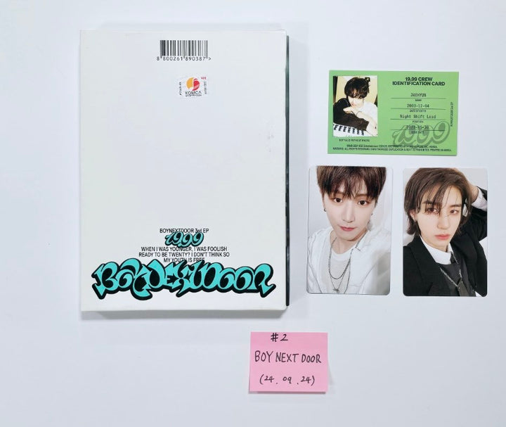 Boynextdoor “19.99” - Hand Autographed(Signed) Promo Album [24.9.24] - HALLYUSUPERSTORE