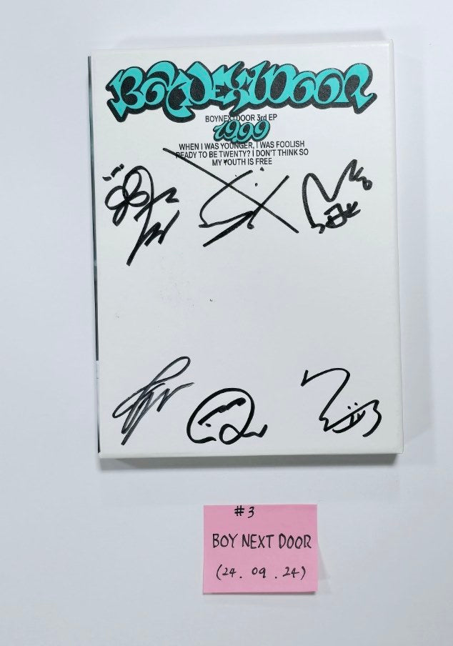 Boynextdoor “19.99” - Hand Autographed(Signed) Promo Album [24.9.24] - HALLYUSUPERSTORE