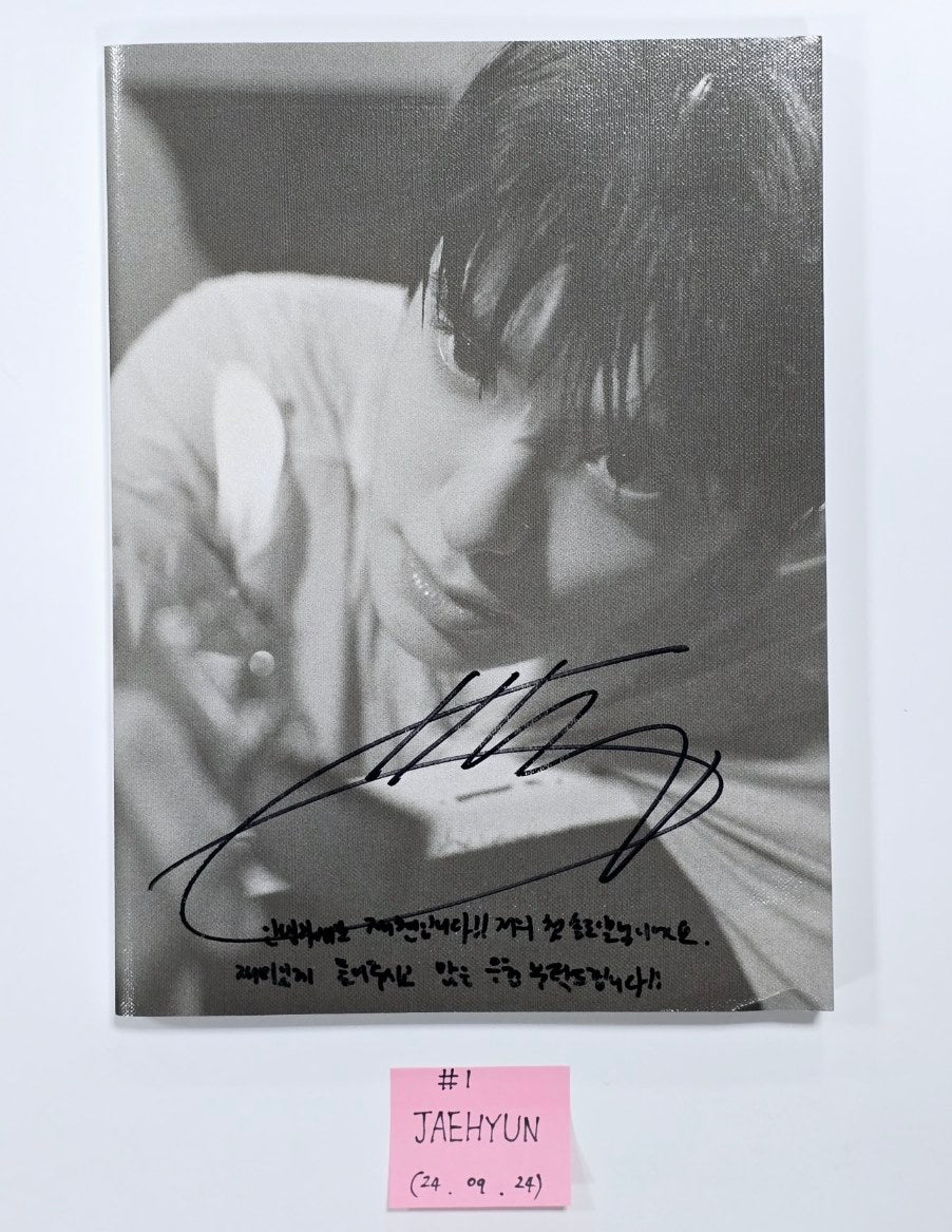 Jaehyun “J” - Hand Autographed(Signed) Promo Album [24.9.24] - HALLYUSUPERSTORE