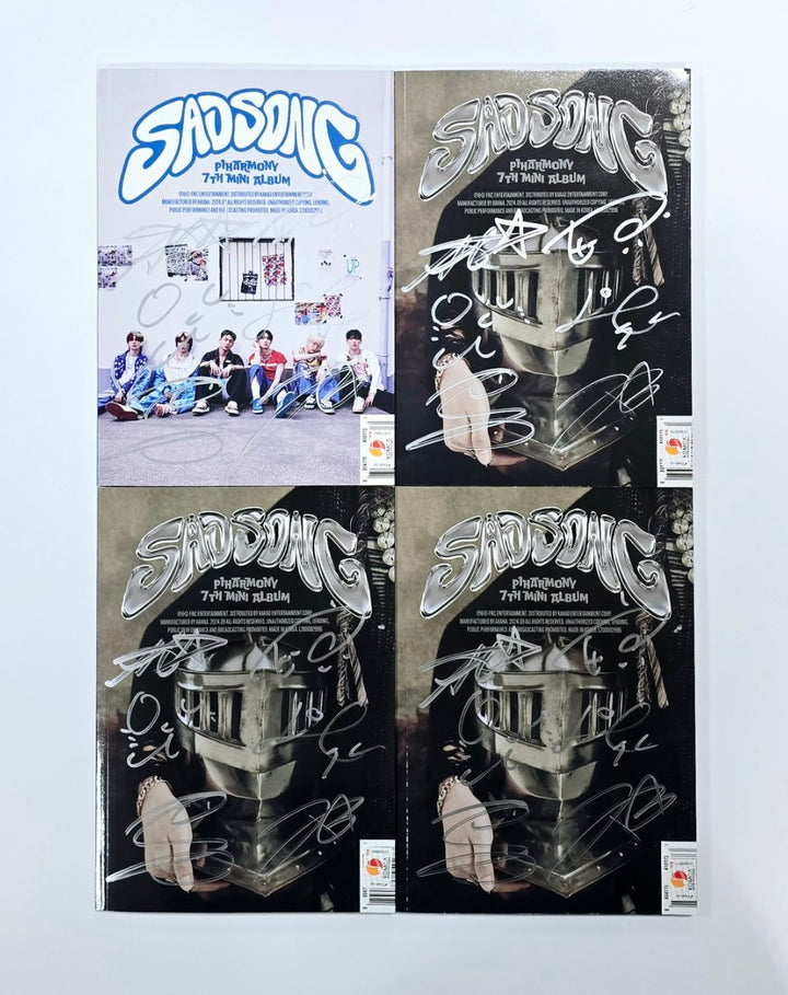 P1Harmony “Sad Song” - Hand Autographed(Signed) Promo Album [24.9.24] - HALLYUSUPERSTORE