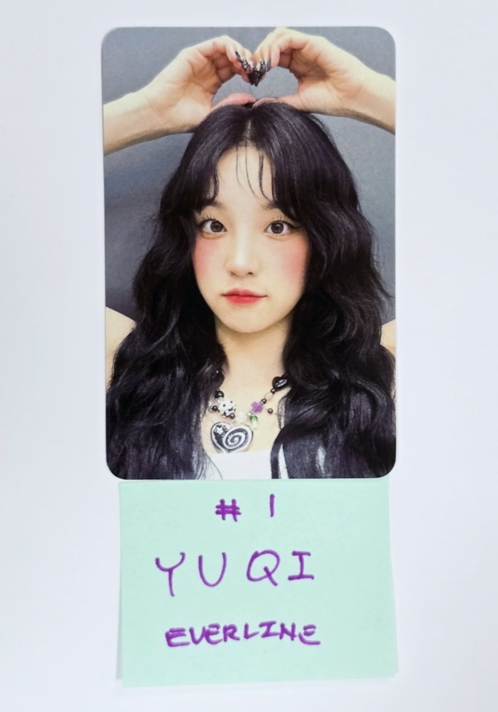 YUQI "YUQ1" - Everline Fansign Event Photocard Round 4 [24.9.24] - HALLYUSUPERSTORE